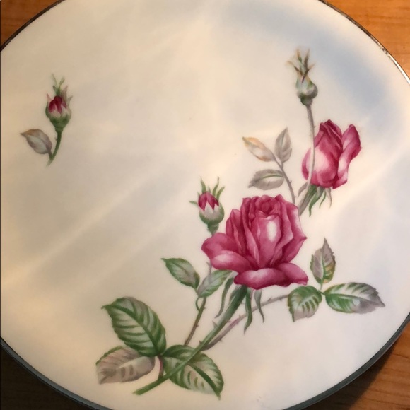 Vintage 5 pc Place Setting Kutani Rose Pattern - Picture 3 of 5